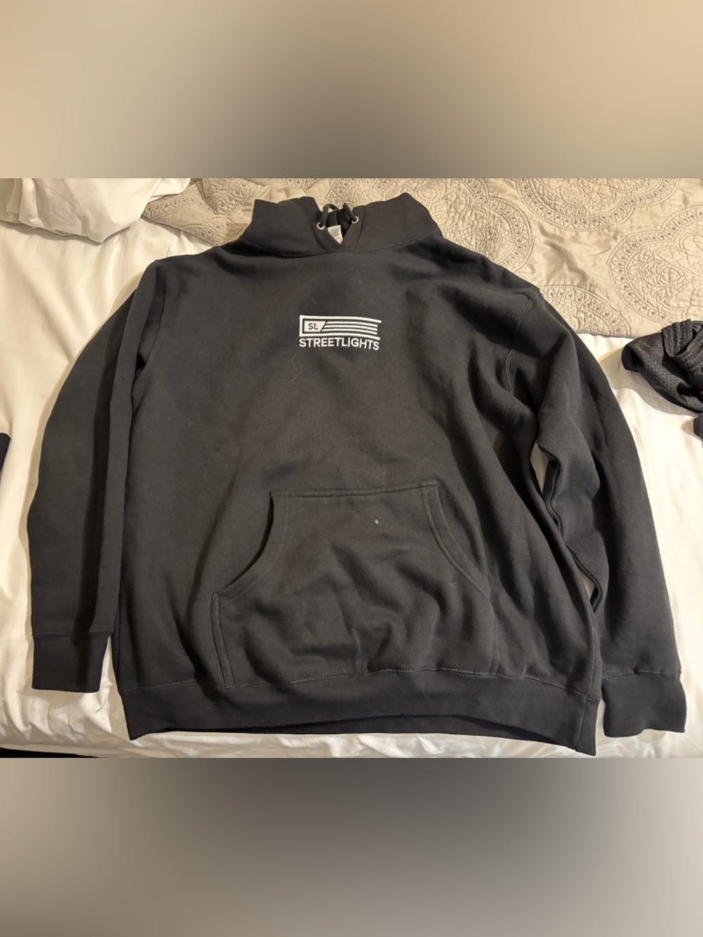 Streetlights Audio Bible Black Men’s XL Hoodie